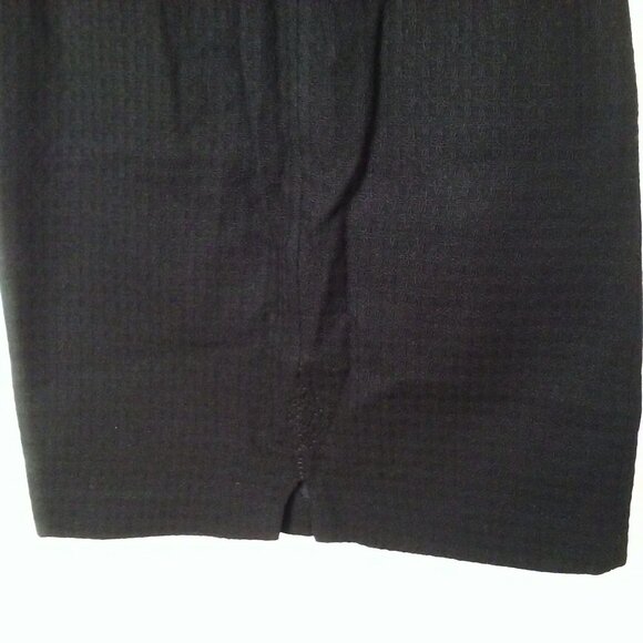 Vintage 60s Union-Made Wiggle Pencil Skirt Lady-S(4) Tweed Wool Metal Side-Zip - Picture 5 of 7